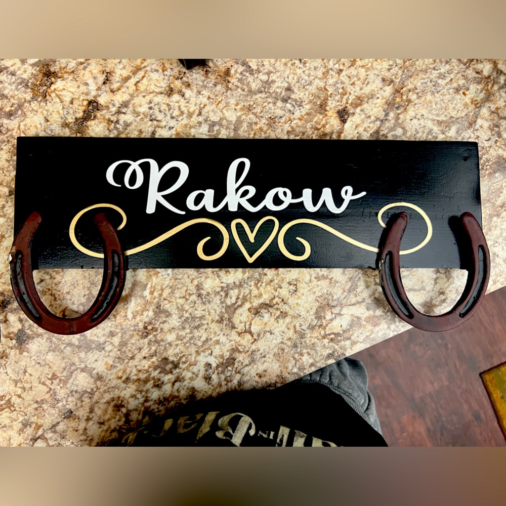 Custom last name wood home decor,